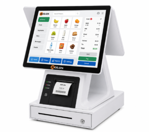 Kolon KL-850PD All-in-One POS System | 15" Touch Screen Desktop POS Terminal