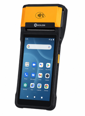 Kolon KL-15NFC Smart Mobile Terminal | Android 13 NFC POS Terminal with 58mm Thermal Printer